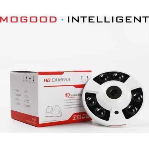 Mogood International Version IP Camera 2MP Fisheye Camera Support Built-in Microphone ONVIF POE With IR 10M