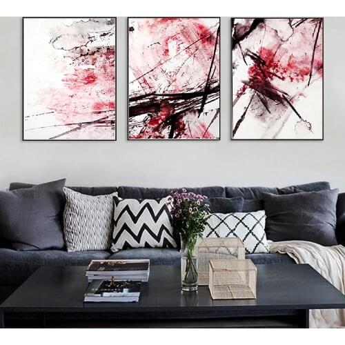 Kawaii Abstract Art Print Modern Nordic Nursery Wall Art Picture Room Decor Canvas Painting No Frame
