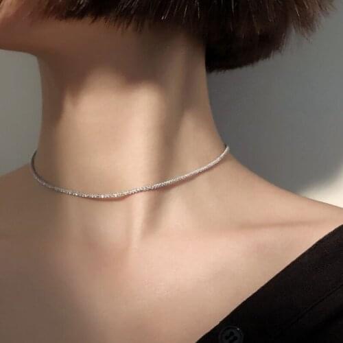 Clavicle Chain Necklace For Women Party Jewelry Short Sliver Color Starry Neck Collar Choker Shinnie Wedding Party Necklace