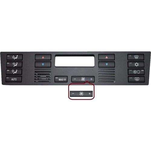 1 Pcs Heater Climate Control Air Conditioning Switch Button Cover #11 For BMW 5