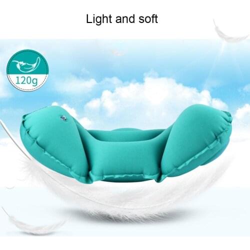 Portable Seat Inflatable Cushion Car Lumbar Support Pillow Long-distance Driving & Riding Rest Massage Air Pad Outdoor Camping