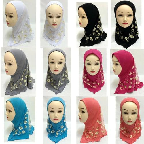 New Arrival 15 Color Muslim Girls Head Coverings Tube Scarf Hijab Hat Islamic Wedding Hijab Caps Turkish Fashion