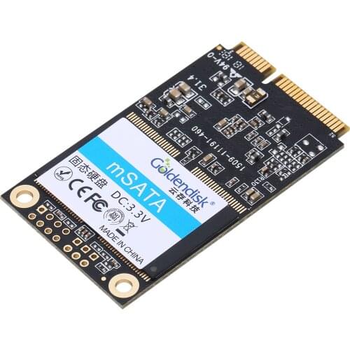 Goldendisk New promotion Goldendisk 8GB MSATA mini SATA for Ad player,AIO,thin client,Point of Sales machines NAND MLC Flash