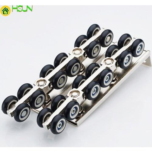 12 wheels Hanging wheel Wooden door movable door Sliding door mute pulley Bearing 200kg