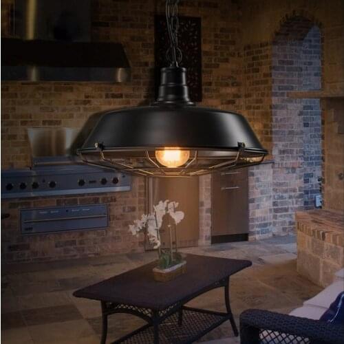 Light industrial pendant light Retro hanging lights vintage Pendant Lamp American loft pendant home lighting fixtures
