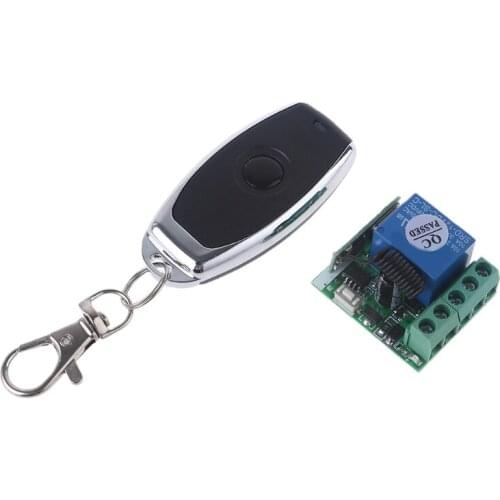 433Mhz Wireless Remote Control Switch 12V 1CH Relay Receiver Module RF Transmitter Electronic Lock Control Dropshipping