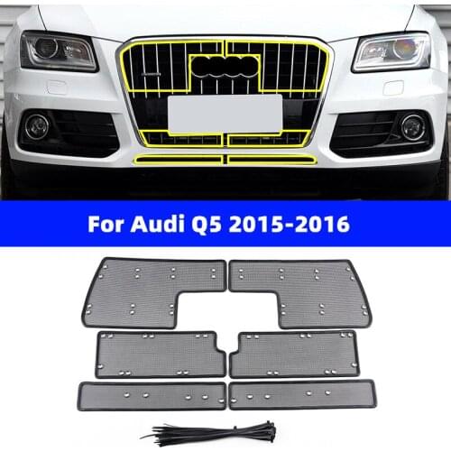 For Audi Q5 2015-2016 Anti-insect Mesh Stainless Steel Car Water Tank Protection Grid Anti-mosquito and Anti-insect Sundries