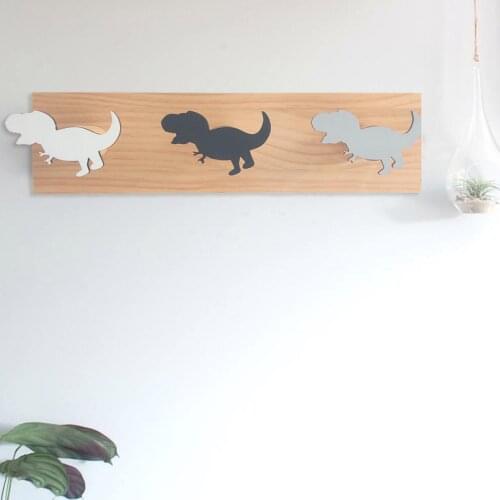 Nordic Minimalist Dinosaur Wall Hook Children Room Hanger Home Organizer