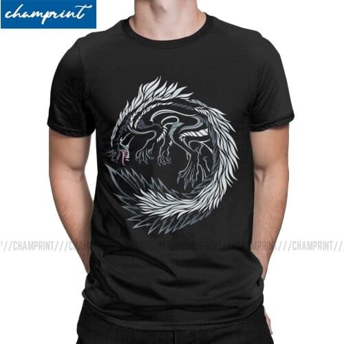 Tobi-Kadachi Monster Hunter World T-Shirts Men MHW Game Casual Pure Cotton Tee Shirt Short Sleeve T Shirt Unique Tops