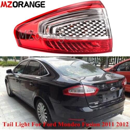 MZORANGE Outer Left/Right Side Rear Tail Light For Ford Mondeo Fusion 2011 2012 Rear Bumper Lamp Tail Light Car Assembly