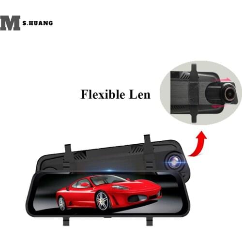 A30 Vehicle DVR 10 Inch Full IPS Touch Screen Car Dash Cam FHD 1080P Parking Monitor Camera Car Dashcam Rear Mirror
