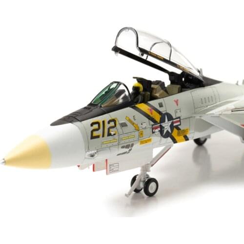 1/72 Scale 1976 Ghost Rider Squadron VF-142 Tomcat F14 Alloy Airplane Model F-14A Fighter Aircraft Diecast & Toy Metal Plane