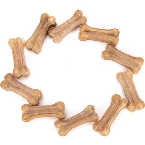 10Pcs/Lot Chews Snack Food Treats Funny Dogs Bones For Pet Dog Tooth Chewing Toys Supplies