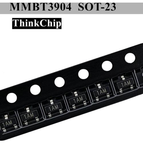 100 pcs) MMBT3904 1AM SOT-23 2N3904 3904 SMD triode NPN Signal transistor 40V 200mA