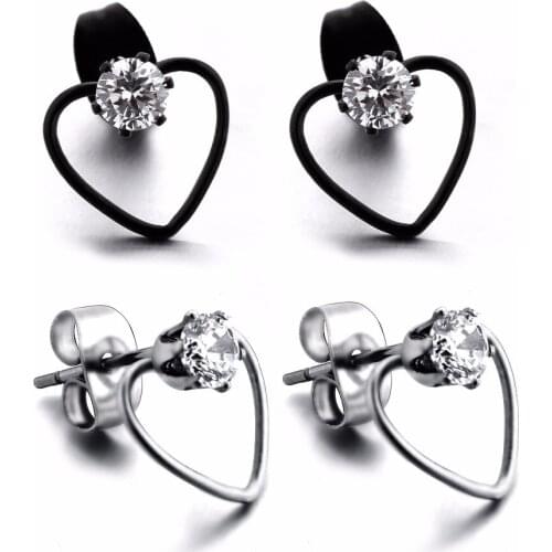 Acrylic Earring-stud Jewelry Geometric Vintage Heart statement Fashion gift