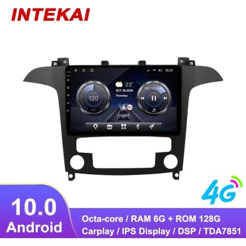 9"Android 10.0 Car Radio GPS Navigation autoradio multimedia player for Ford S-Max 2007 2008 head unit stereo