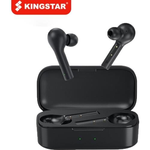 KINGSTAR T5 wireless Bluetooth Headphones 5.0 Touch Control Earphones 3D Stereo HD Talking Earbuds with 380mAh Battery Headset