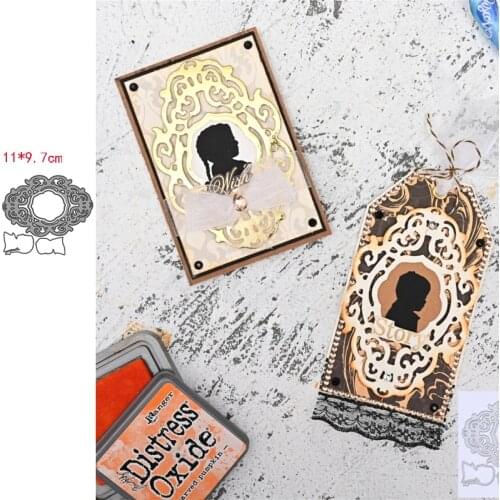 CH 2021 New Arrival Lace Border and Person Image Decor Dies Metal Cutting Dies For Scrapbooking DIY Cards Stencil Paper Craft