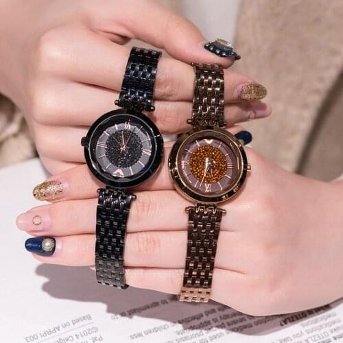 Douyin boom style simple Roman face fashion casual steel strap womens watches are hot to send girlfriend gifts watch luxury