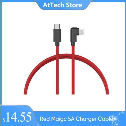 Origianl Nubia Red Maigc 5S 5G Type C to Type C 5A Charger Cable with 55W PD Charger compatible QC3.0 USB C Cord Fast Charging