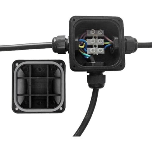 Multifunction Junction Box IP68 Waterproof with 3 Cable Connections 230V AUG889