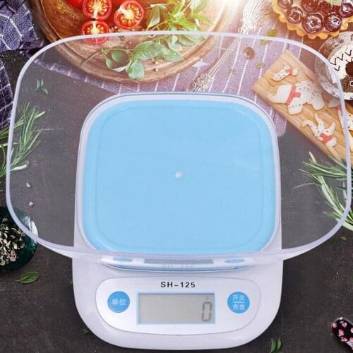 Multifunctional Kitchen Electronic Mini Scale With Tray High Precision Strain Gauge Sensor Automatic Shutdown Light Weight