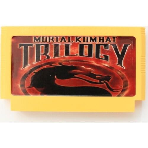 Motal Combat Tralogy 60 Pin Game Card For 8 Bit Subor Game Player