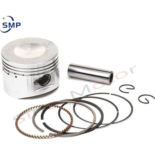 Lifan 125cc Motorcycle 52.4mm Piston 14mm Pin Piston Set For Air/Oil cooling Horizontal engines Dirt Pit Bike ATV Quad Parts