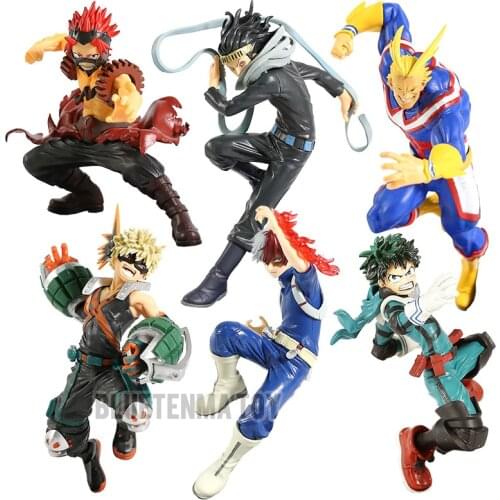 My Hero Academia All Might Midoriya Bakugou Todoroki Kirishima Aizawa The Amazing Heroes Figures Toys Collection Figurals