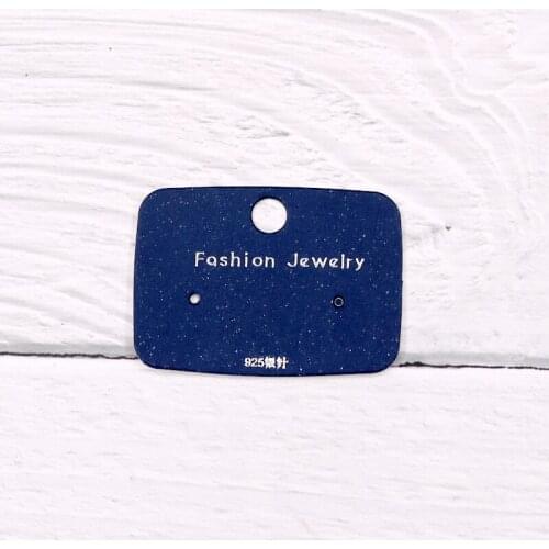 Can Print Logo 5.4*3.9cm 100pcs/lot Drop Earrings Display Cards Ear Stud Accessories Package Card Price Tags Wholesale