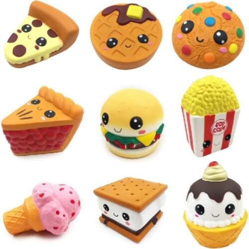 10pieces Icecream Cake Bread squishy toy