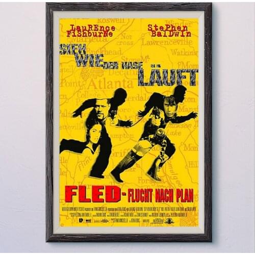 N098 FLED Vintage Classic Movie Wall Silk Cloth HD Poster Art Home Decoration Gift