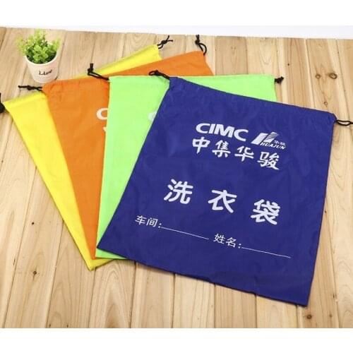 Custom 106pcs size 30*40cm and 74pcs size 25*30cm polyester jewelry drawstring pouch recycled reusable polyester packaging bag