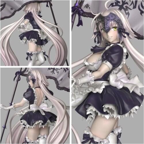 Resin Figure Kit 1/6 Maid Hei Zhende Garage Kit Unpainted Garage Resin Model Kit