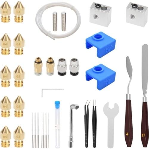 3D Printer platform cleaning tool Kit E3D MK8 MK7 Removal Tools L Wrench V6 Heatblock Connector Throat Needles For Ender3