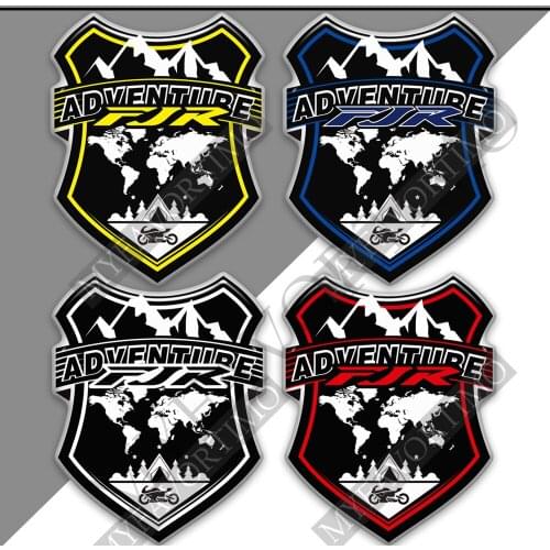 Stickers For Yamaha FJR1300 FJR 1300 Tank Pad Protector Fairing Emblem Logo Trunk Aluminium Cases 2016 2018 2017 2019 2020 2021