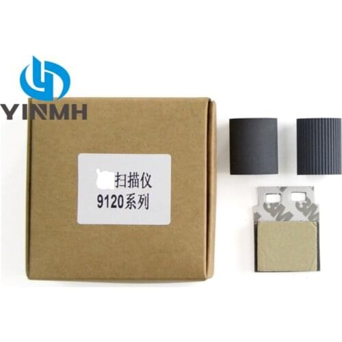 New scanner pick up roller tire roller assembly kit compatible for HP N9120 HP9120 pickup roller Scanner PICK Brake Roller