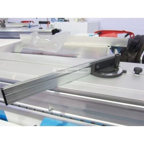 Miter Gauge Table Saw/Router Miter Gauge Sawing Ruler+600mm Aluminium Profile 60mm height T-tracks Push Rod Woodworking tools