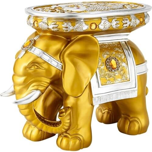 TT Light Luxury Elephant Stool Shoe Changing Stool Living Room Decoration Floor Large Sized Creative Hall Sofa