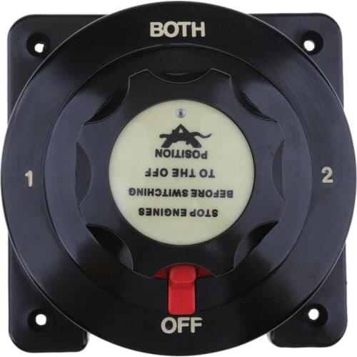Marine Boat Yacht Dual Battery Isolator Switch 6-32V 300A