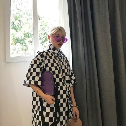 YrightMwrong Women's Plaid Shirts