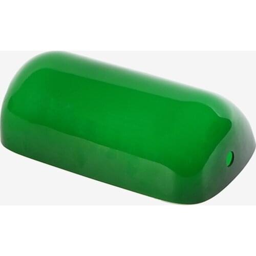 Green GlassBankers Bright Lamp Cover Bankers Lamp Glass Shade Cased Replacement lampshade P82D
