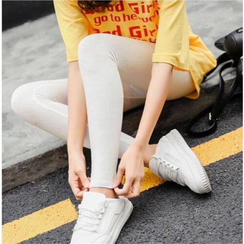 Women Leggings Solid Color XS-7xl Feminino Modal Cotton Stretch ELastic 2021 Leggins Grey Black White Pink Purple 6XL 5XL 4XL XS