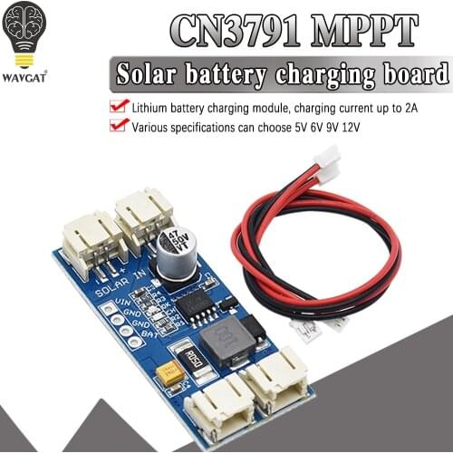 1 Cell Lithium Battery Charging 3.7V 4.2V CN3791 MPPT Solar Panel Regulator Controller Module 5V 6V 9V 12V