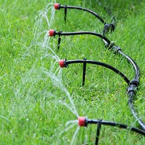 100PCS Tube Pipe Hose Holders,Groud Stakes for PE Tubing Drip Irrigation Fittings Brackets Garden Water Connectors