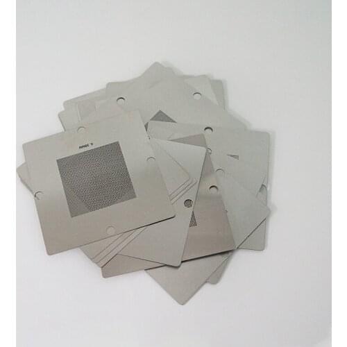 29Pcs/lot Universal Stencil BGA Reballing Kit 90*90mm 90x90mm BGA Stencils 90 BGA Reballing stencil 0.5/0.6/0.65/0.76/1.0