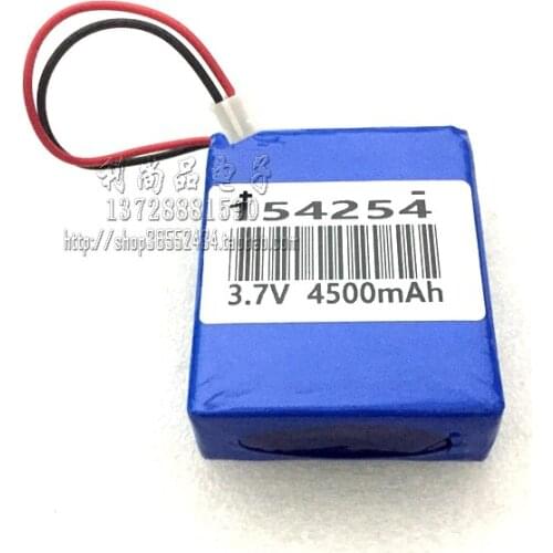 3.7V polymer lithium battery 4500MAH telephone console consumer machine GPS speaker light 154254