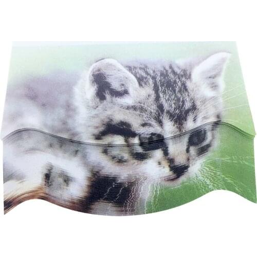 4A 3D Shape Printed Sticky Notes,Kawaii Cute Sticky Note,Printed With American Wirehair,Self-Stick Notes,3.35'' x 3.75'',4A 8073