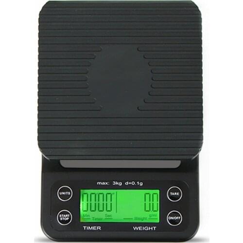 5KG/0.1g Kitchen Scale With Timer Drip Coffee Scale Portable coffee Electronic Scale 3KG/0.1g Precision LCD Digital Baking Scale