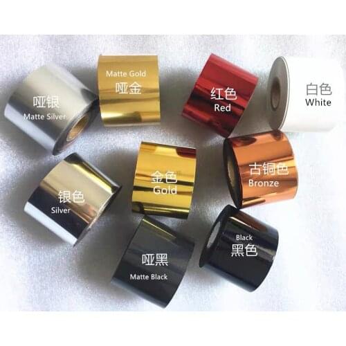 Hot Stamp Foil Different Colors For Leather Wood